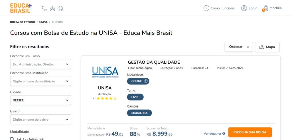 Educa Mais Brasil Unisa